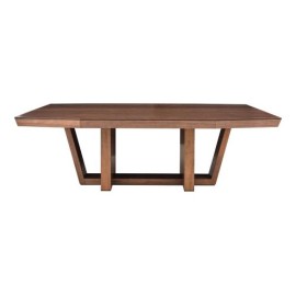 Mesa Harlow De Madera Para 10 Personas Acabado Nogal