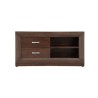 Mueble Para Tv Enzo De Madera Color Oak Dark Brown