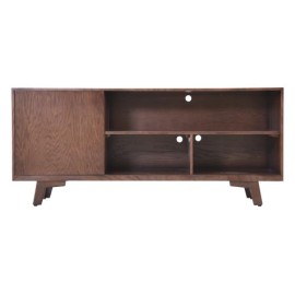 Mesa De Tv Udine De Madera Color Café Largo 160 Cm