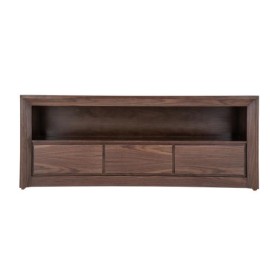 Mueble Para Tv Tenerife De Madera Color Nogal Natural 160 Cm