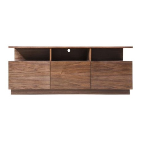 Mueble Para Tv Arona Nogal De Madera De Color Café 160 Cm De Largo