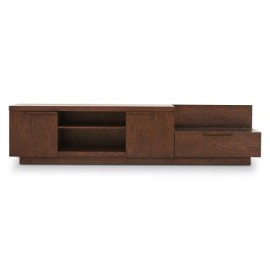 Mueble Para Tv Sophie De Madera Color Café